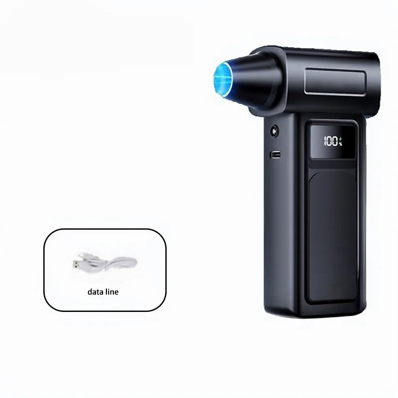 Turbo Jet Fan 100000RPM - Profesjonalna Dmuchawa Bezszczotkowa | 2x Baterie 21700